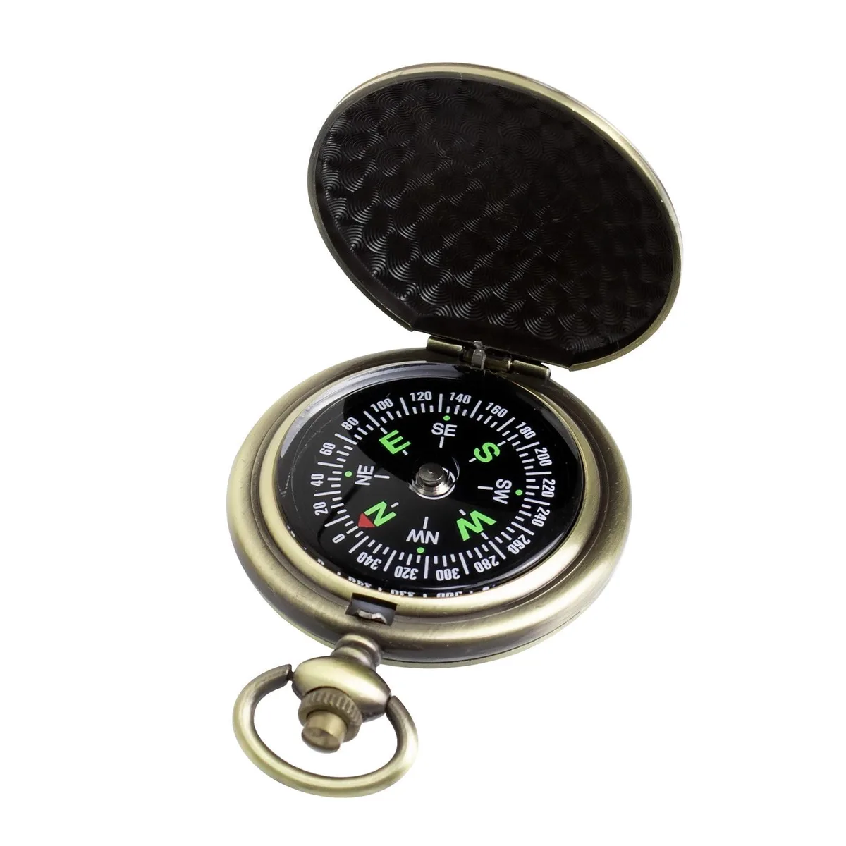  Airwheel White Golden Keychain Compass .19 L x .06 W x .1 H inches .05 kg — product photo