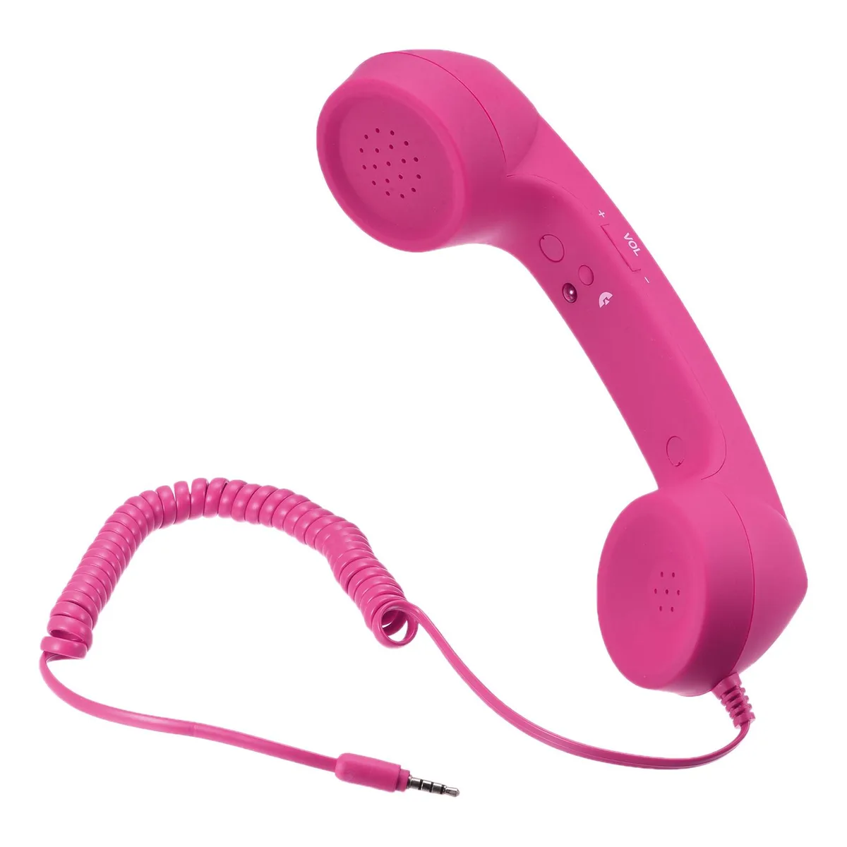 Unique-Bargains Unique-Bargains Retro Handset 3.5mm Rose Red — product photo