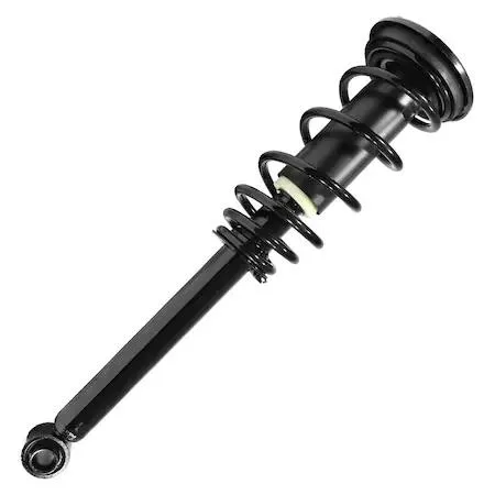 Unity 15940 rear complete strut assembly, silver metal coil spring and housing