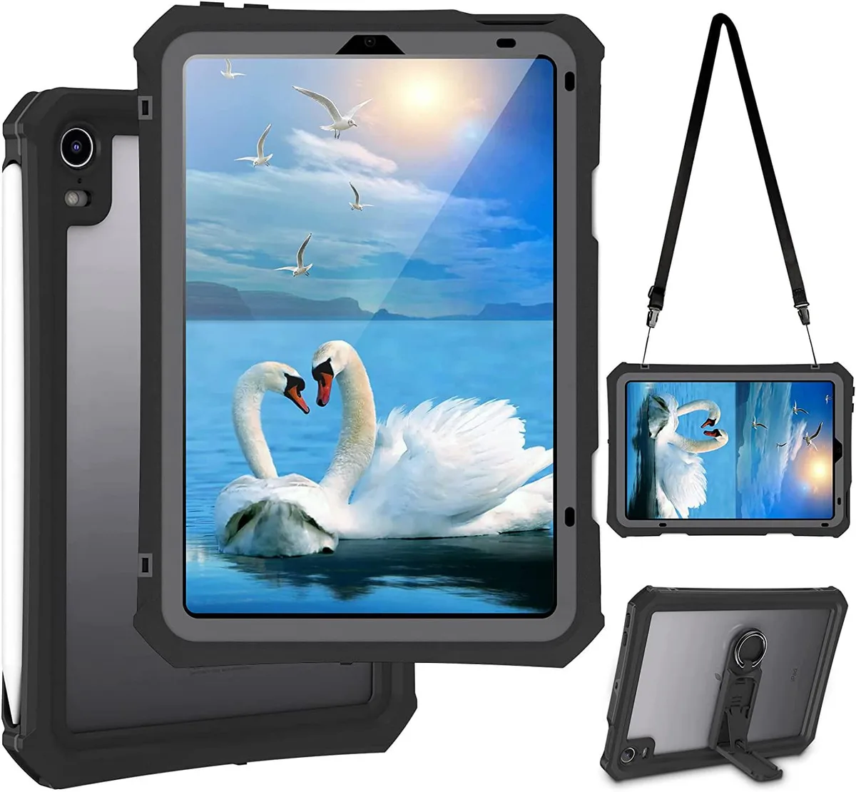 Werleo Werleo iPad Mini 6 Case IP68 Waterproof 8.3 Inch 2021 Black — product photo