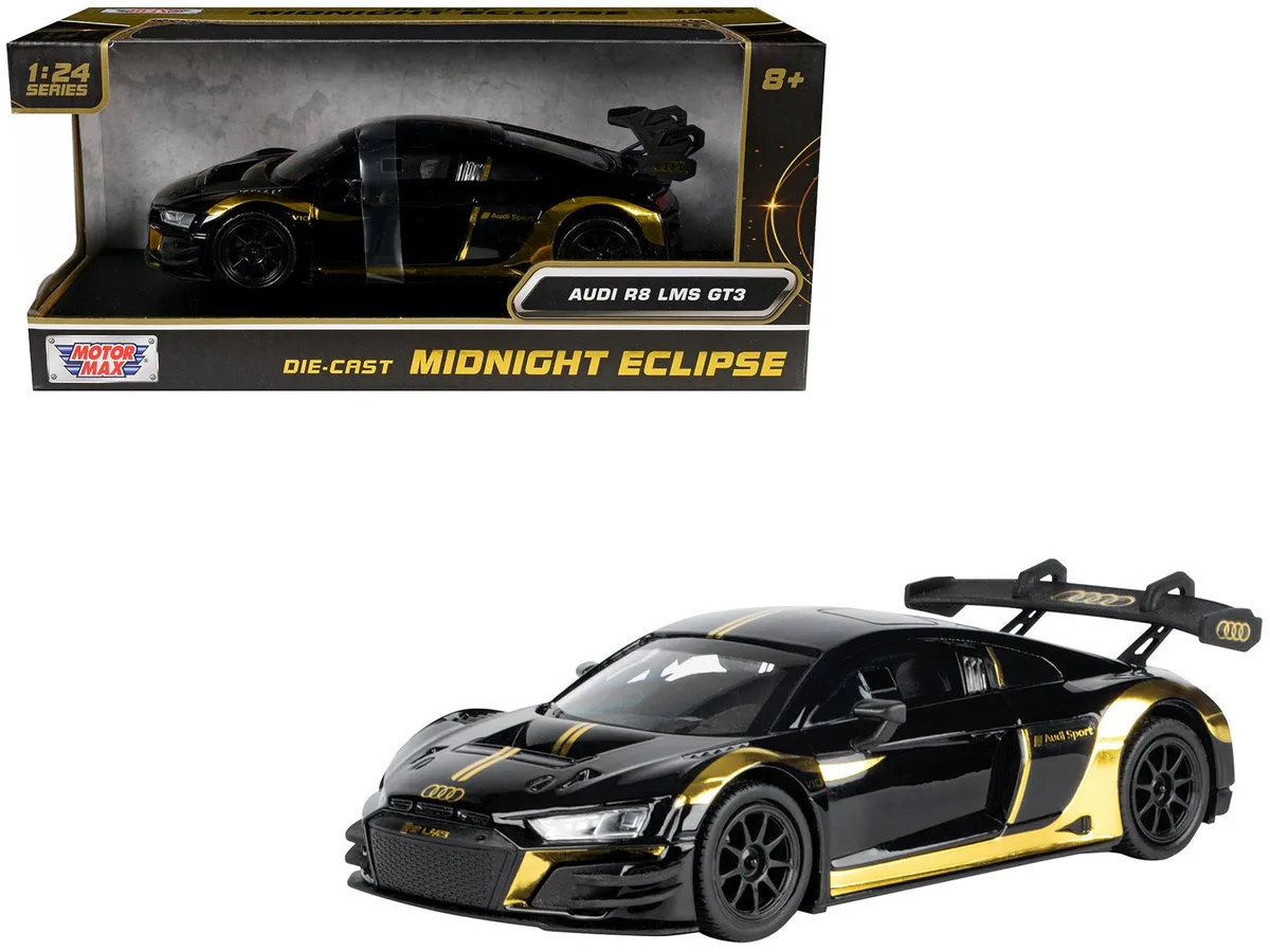 MOTORMAX MOTORMAX Audi R8 LMS GT3 Midnight Eclipse 1/24 Diecast Car — product photo
