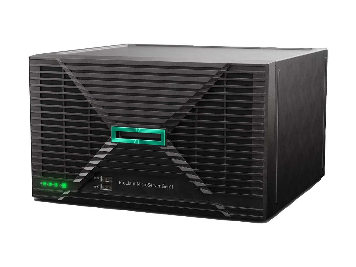 HPE HPE ProLiant MicroServer Gen11 ultra micro tower Pentium Gold G7400 3.7 GHz 16 GB 1 TB — product photo
