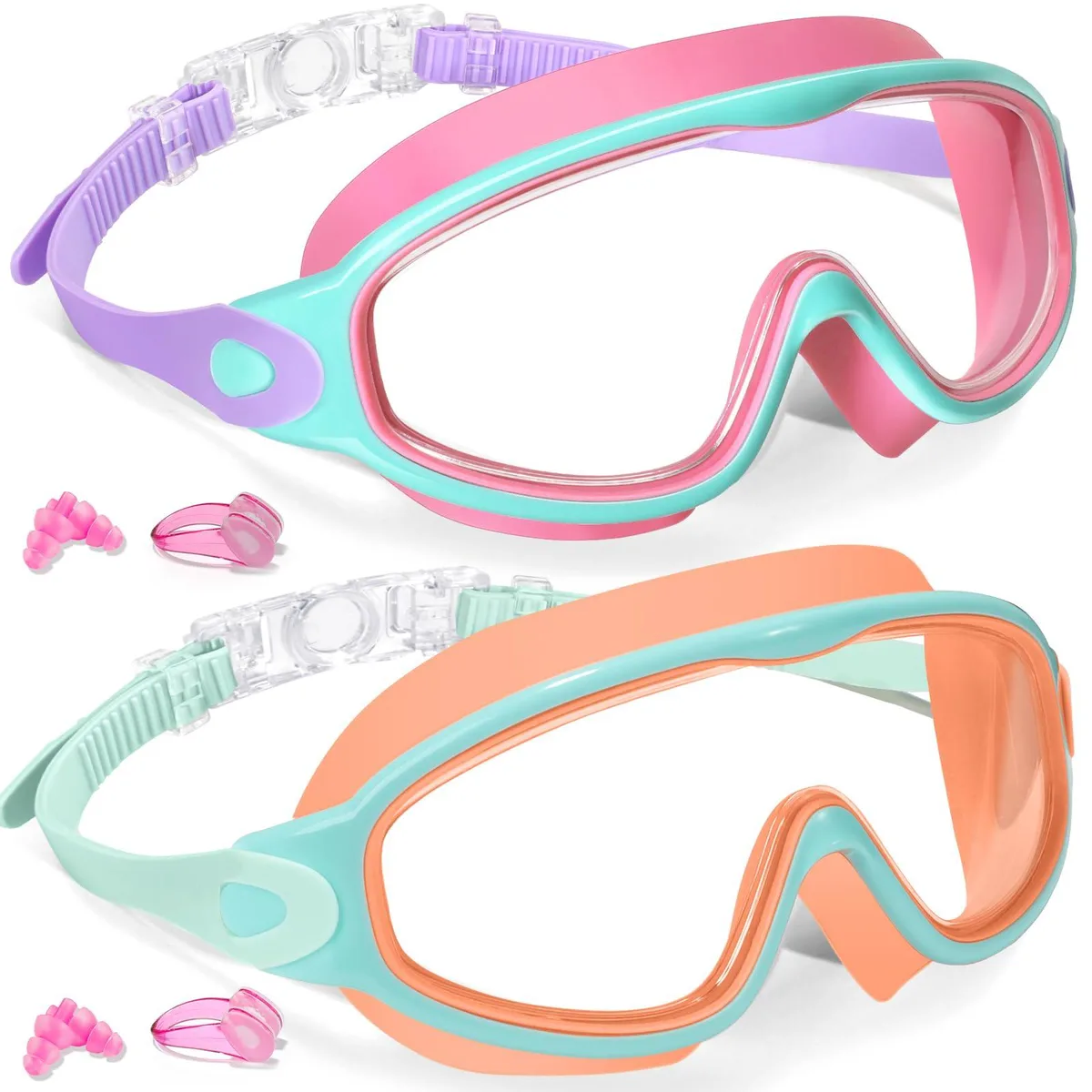  Keary Kids Swimming Goggles Orange — product photo
