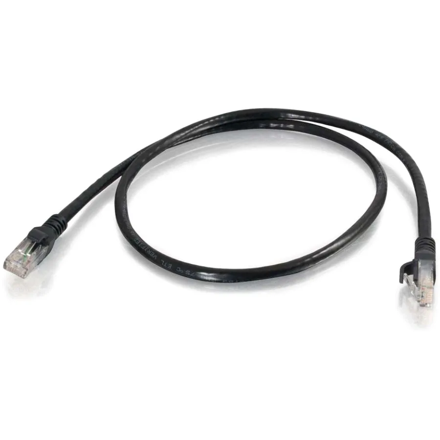 Cables To Go Cables To Go 10290 Cat6 network ethernet cable 1 ft black — תמונת המוצר