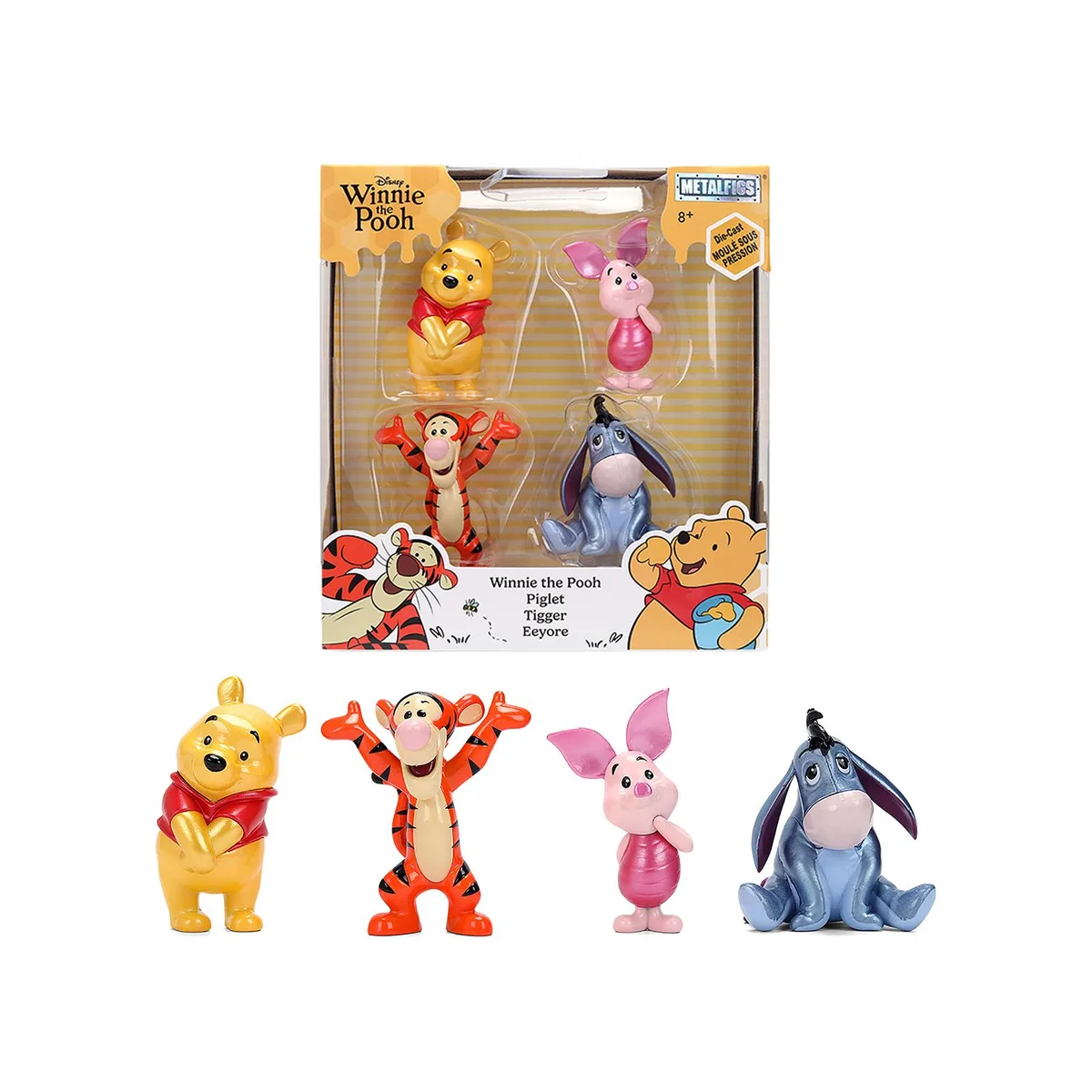 Jada Jada Winnie the Pooh Metalfigs Set of 4 Figures 2.5 inch — product photo