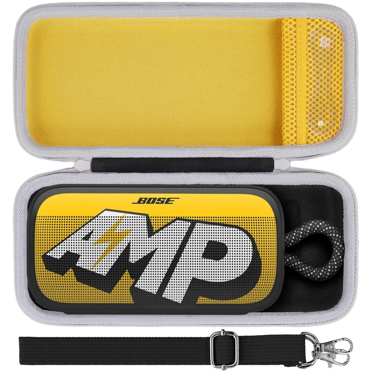 Co2Crea Co2Crea Bose SoundLink Plus Hard Case Yellow Black 2 in 1 accessory — product photo