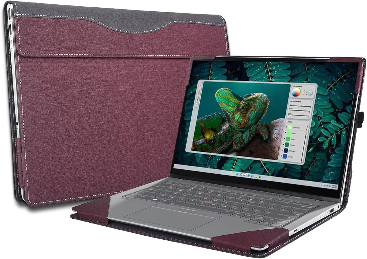 BONAEVER BONAEVER Laptop Case Cover for Dell Inspiron 14 Plus 7440 7430 7420 Pro 7425 5420 14 5430 5425 Coffee — product photo