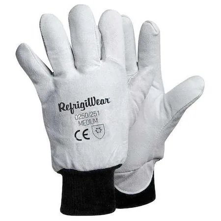 Refrigiwear Refrigiwear Cold Protection Gloves Goatskin Leather Palm Knit Cuff -20°F — product photo