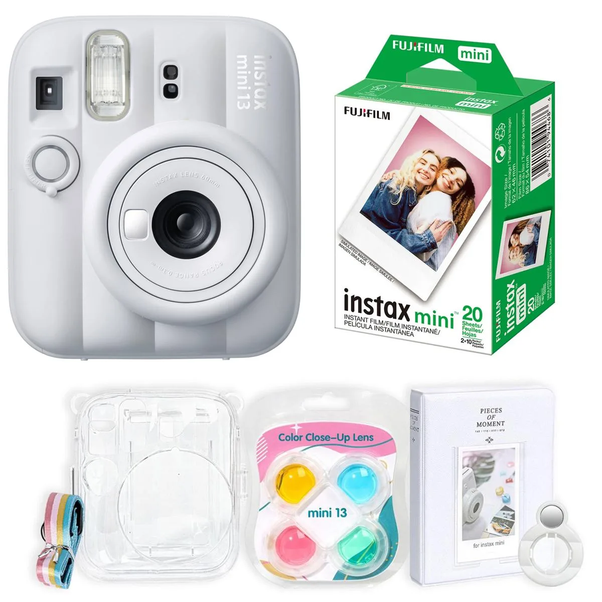 FUJIFILM FUJIFILM Instax Mini 13 film camera White with Film and Acc — product photo