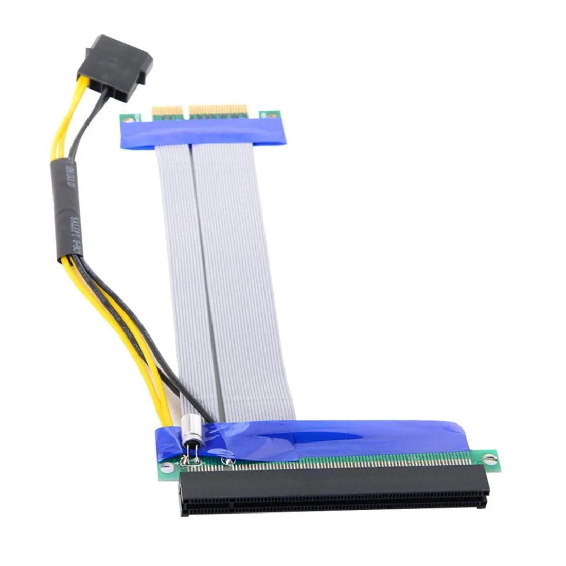 LORDWORLD LORDWORLD PCI-E 4X to 16x Riser Cable 15cm 4pin — product photo