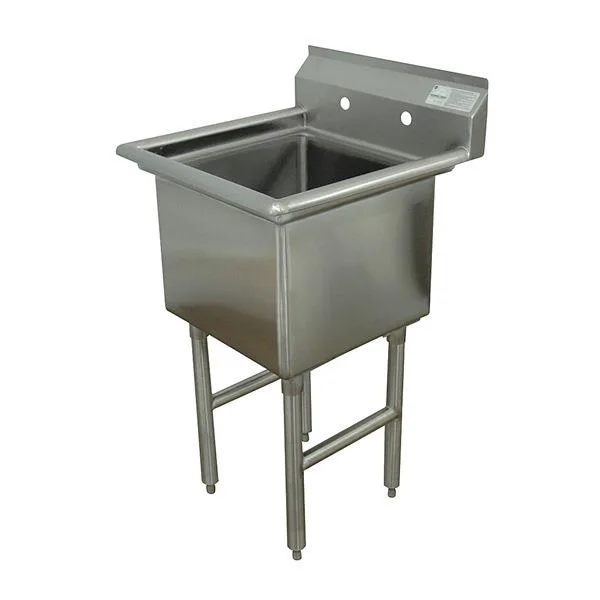 Advance Tabco Advance Tabco FC-1-1818-X Wall Mounted Sink 18 in x 18 in, 304 — product photo