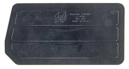 Quantum Storage Systems Quantum Storage Systems DUS221 Bin Divider Black 8 1/2 in L 4 1/2 in H 6 Pack — product photo