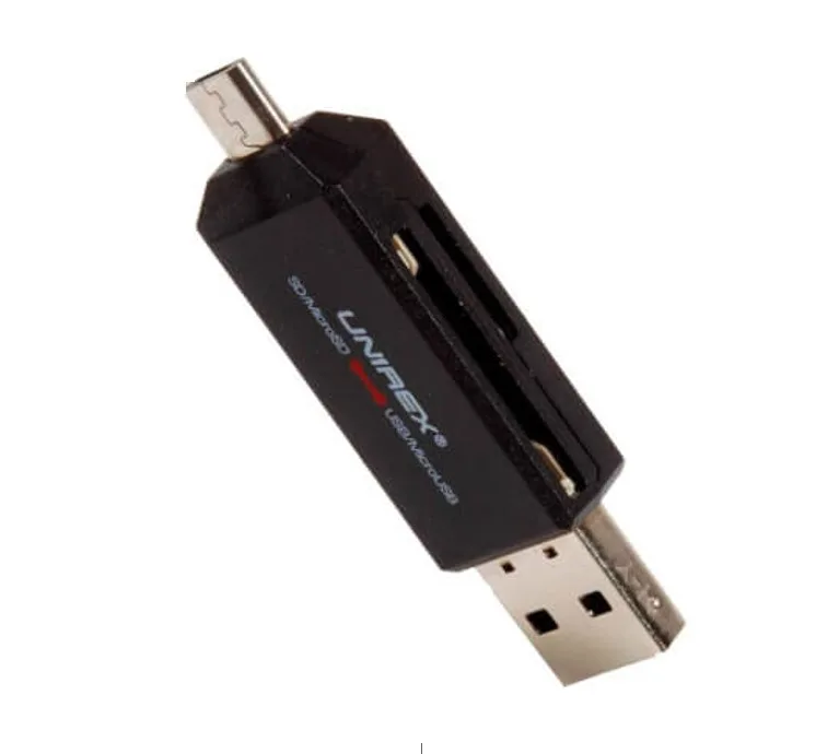 Unirex Corporation Unirex Corporation MSW002 4 in 1 USB Micro USB Reader — product photo