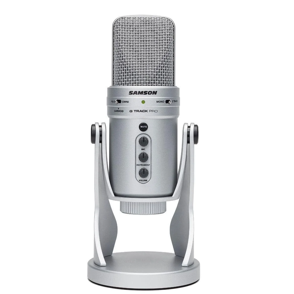 LORDWORLD LORDWORLD G Track Pro USB Microphone with Audio Interface Silver — product photo
