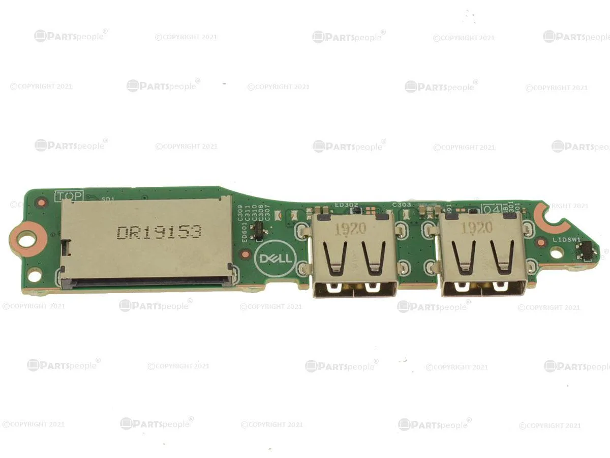 DELL DELL G Series G3 3590 SD Card Reader USB IO Board V75C6 — product photo