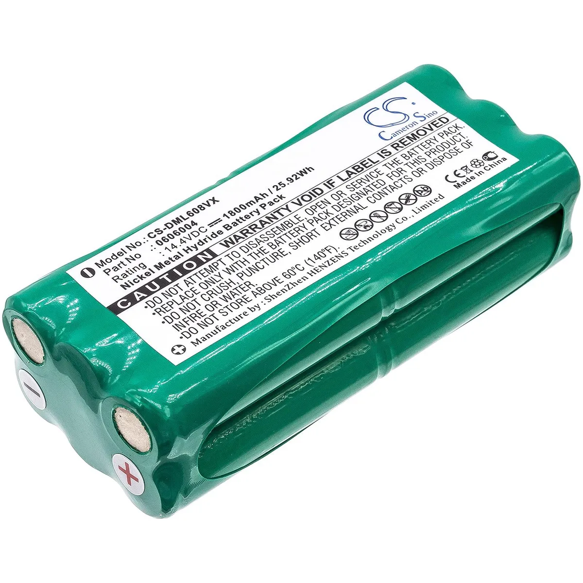  Cameron Sino PUCRC25BAT 1800mAh 14.4V Puppyoo V-M600 — product photo