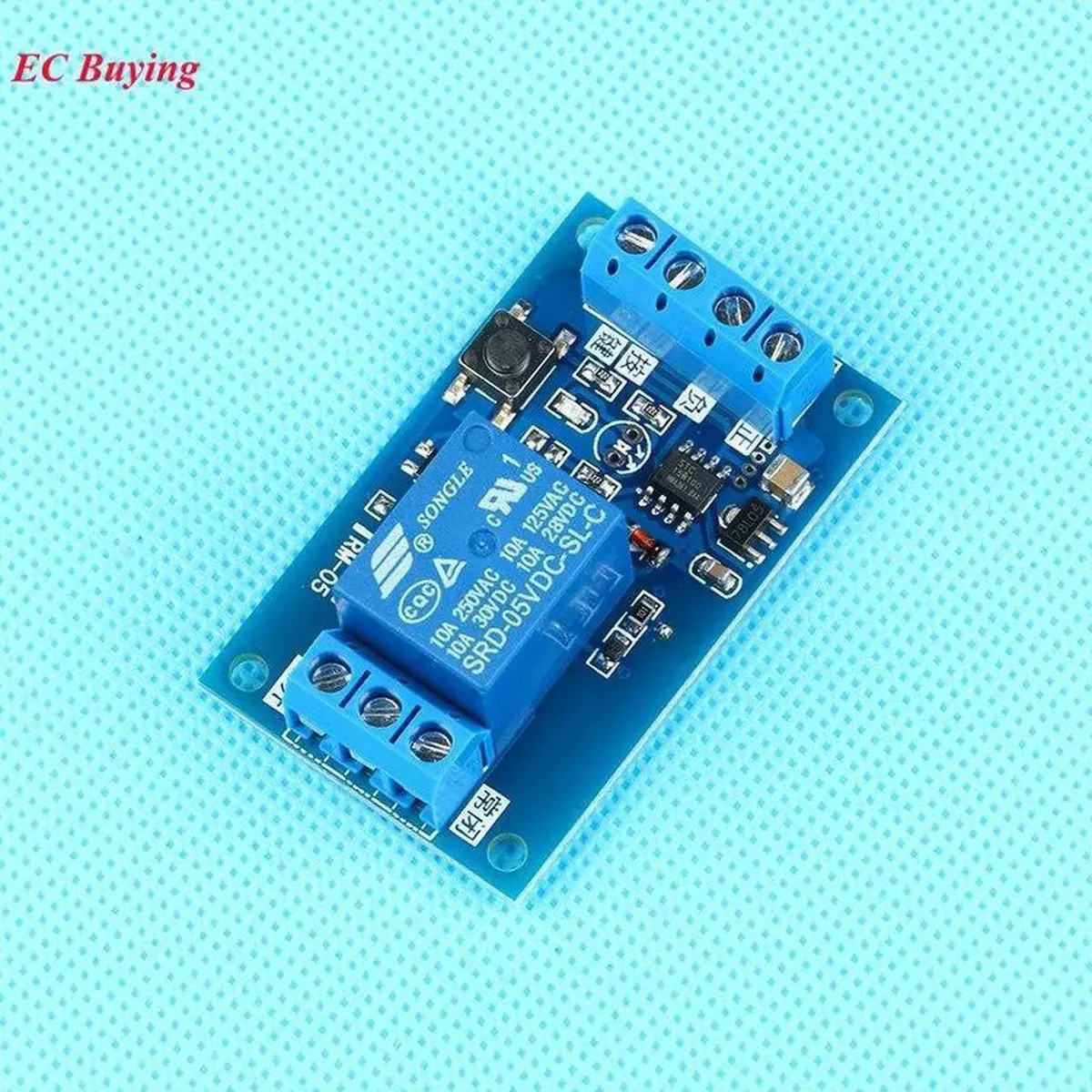 WISDUM WISDUM 10pcs 5V Bistable Relay Module Car Start Stop Self-Locking Switch — product photo