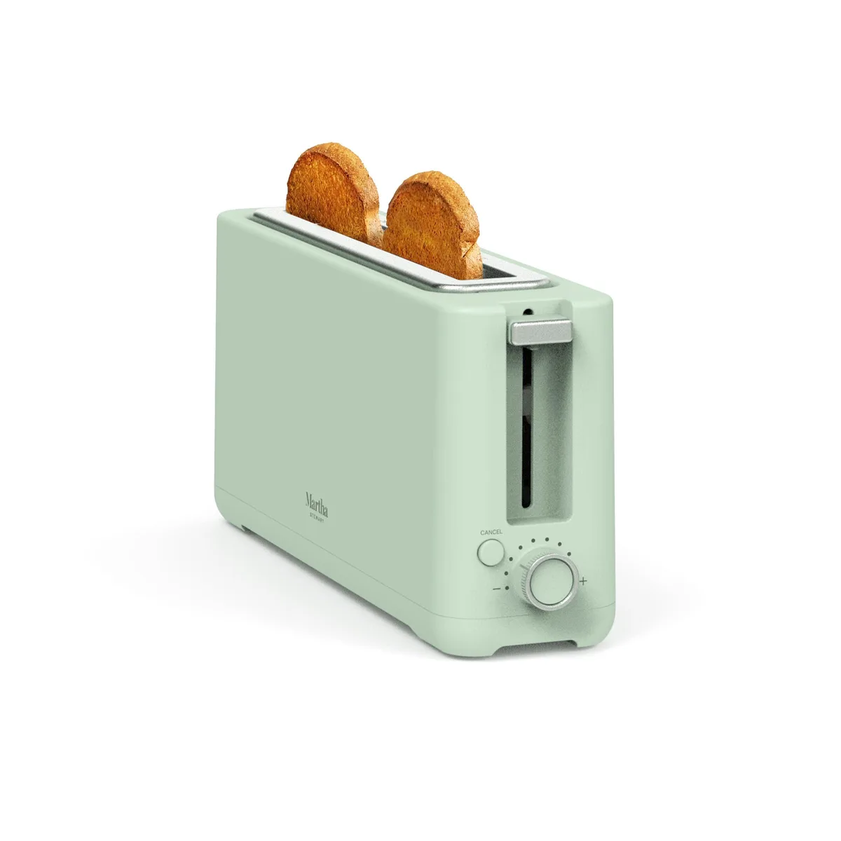  Martha Stewart CC010803-001 2 Slice Long Slot Toaster, Extra Wide, Honeydew — product photo