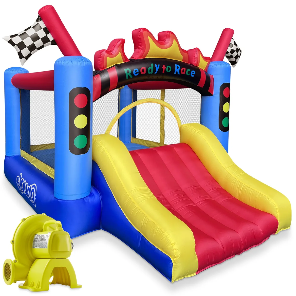 Cloud Nine Cloud Nine Race Car Track Bounce House 12' x 8' x 7 — product photo
