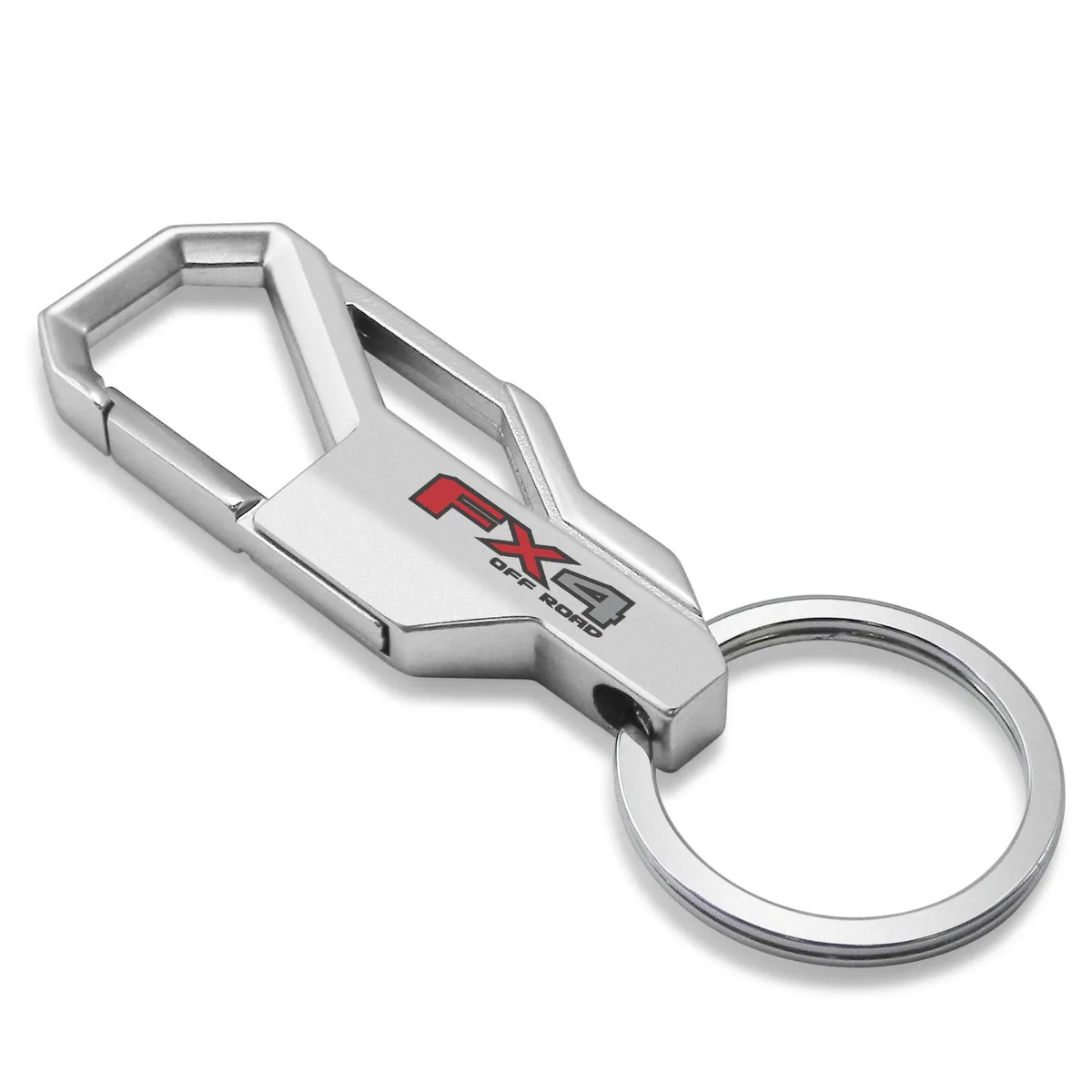 iPick Image, LLC iPick Image, LLC Ford F-150 FX4 Off Road Silver Carabiner Snap Hook Metal Key Chain — product photo