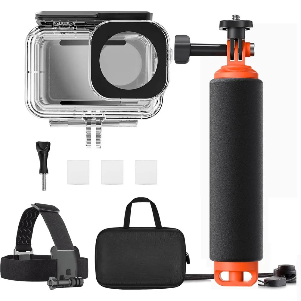 Werleo Werleo Waterproof Case Kit 60m for DJI Action 5 Pro/4/3 — product photo