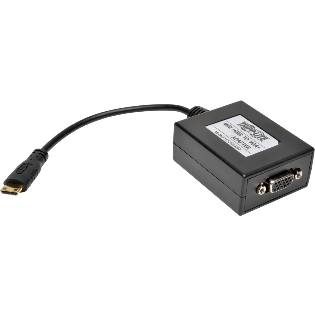 Tripp Lite Tripp Lite P131-06N-MINI Mini HDMI to VGA audio video converter — product photo