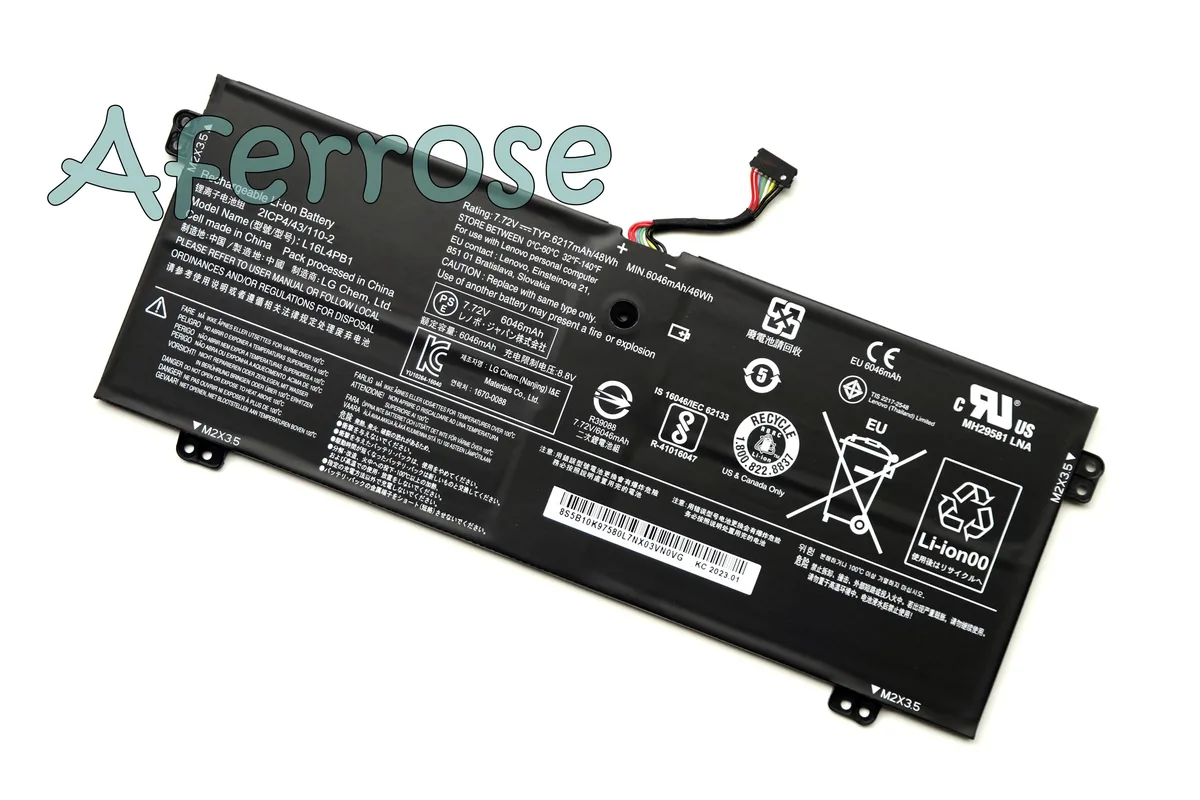 GOLDIX GOLDIX L16C4PB1 L16L4PB1 L16M4PB1 laptop battery 7.68V 6080mAh 48Wh — product photo