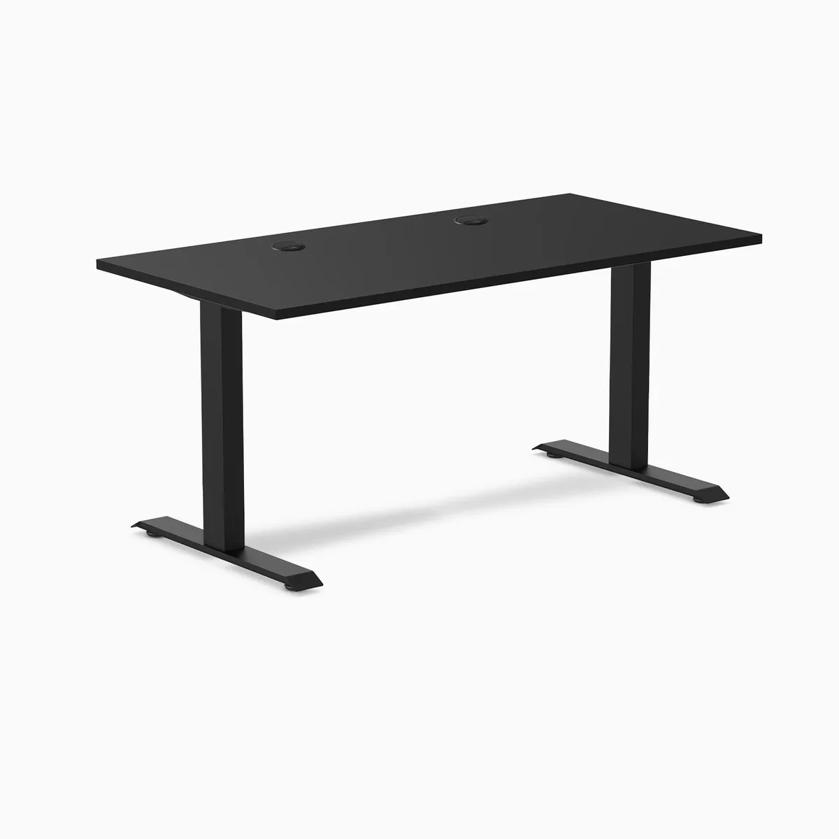 Desky Desky Zero Laminate Desk 59x29.5 in Black Matte Black — product photo