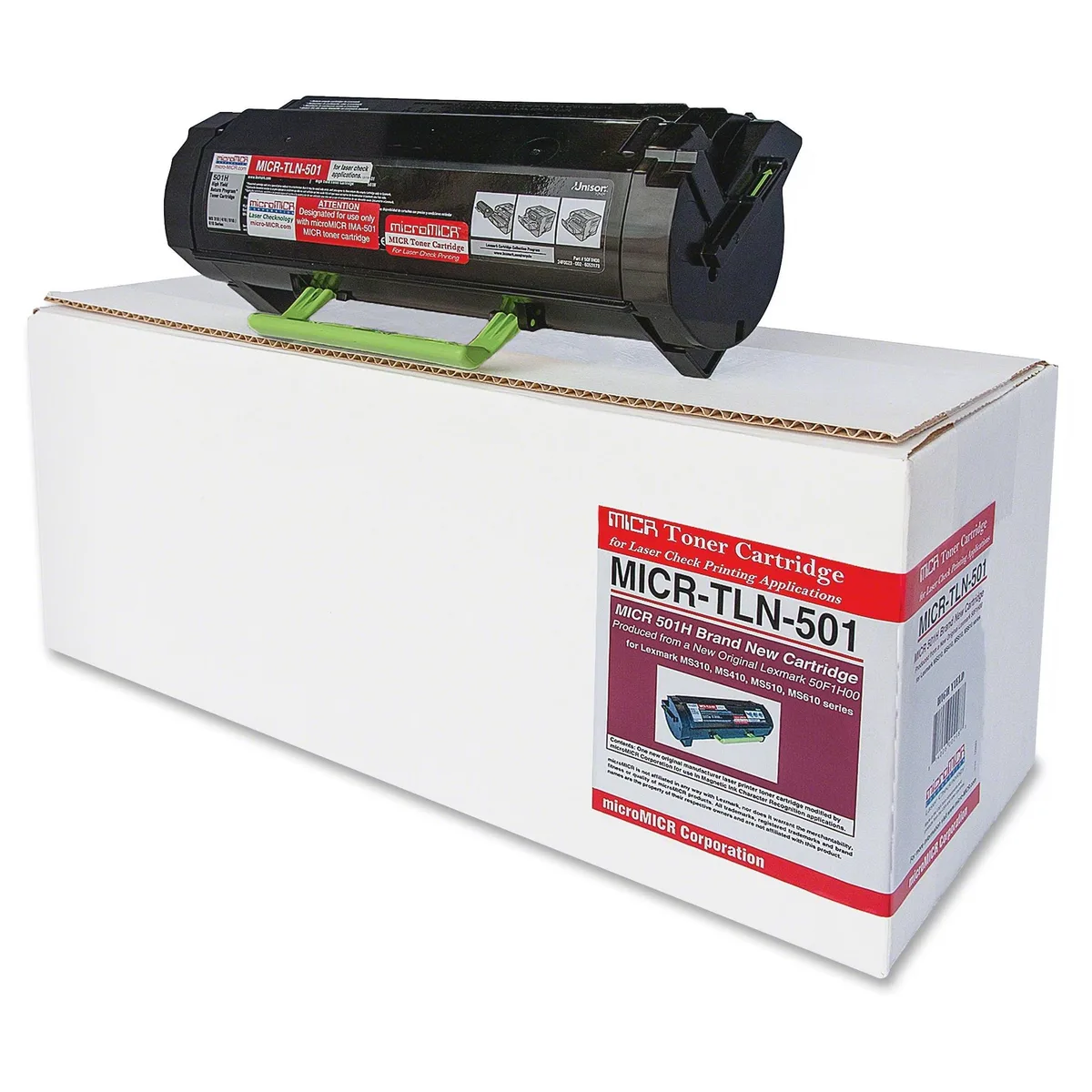 microMICR Corporation microMICR MICR Toner Cartridge Black 10000 Pages for Lexmark MS310 — product photo