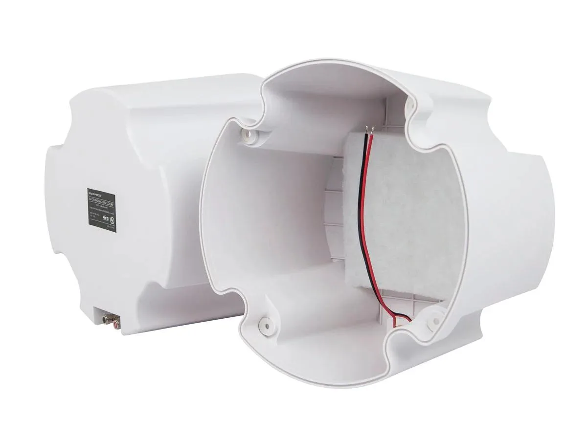 Monoprice Inc. Monoprice 111942 ABS Back Enclosure Pair for 4104 8in Ceiling Speaker — product photo