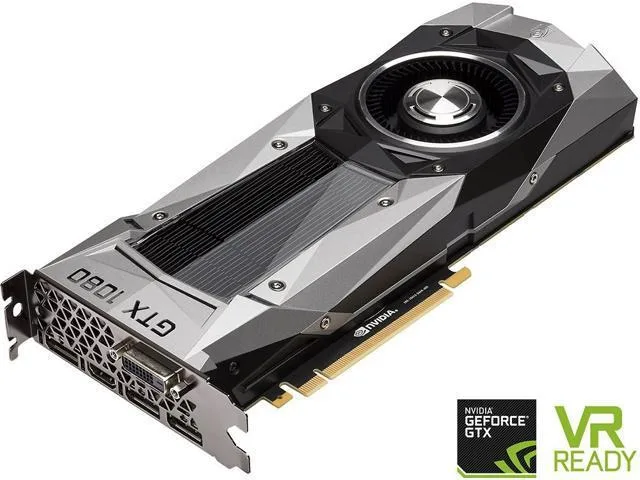 NVIDIA NVIDIA GeForce GTX 1080 Founders Edition 8GB GDDR5X graphics card — product photo