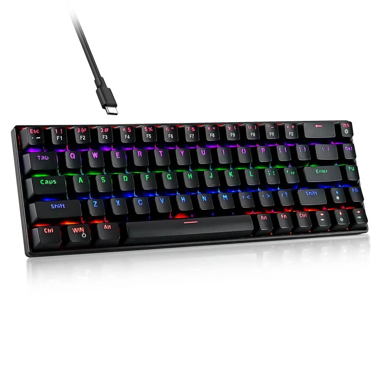  Redragon 67-Key Wired Mechanical Gaming Keyboard Black — product photo