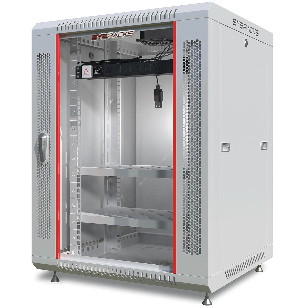 SYSRACKS SYSRACKS SRW 15.600G 15U Wall Mount Server Rack 24-Inch Deep Gray — product photo