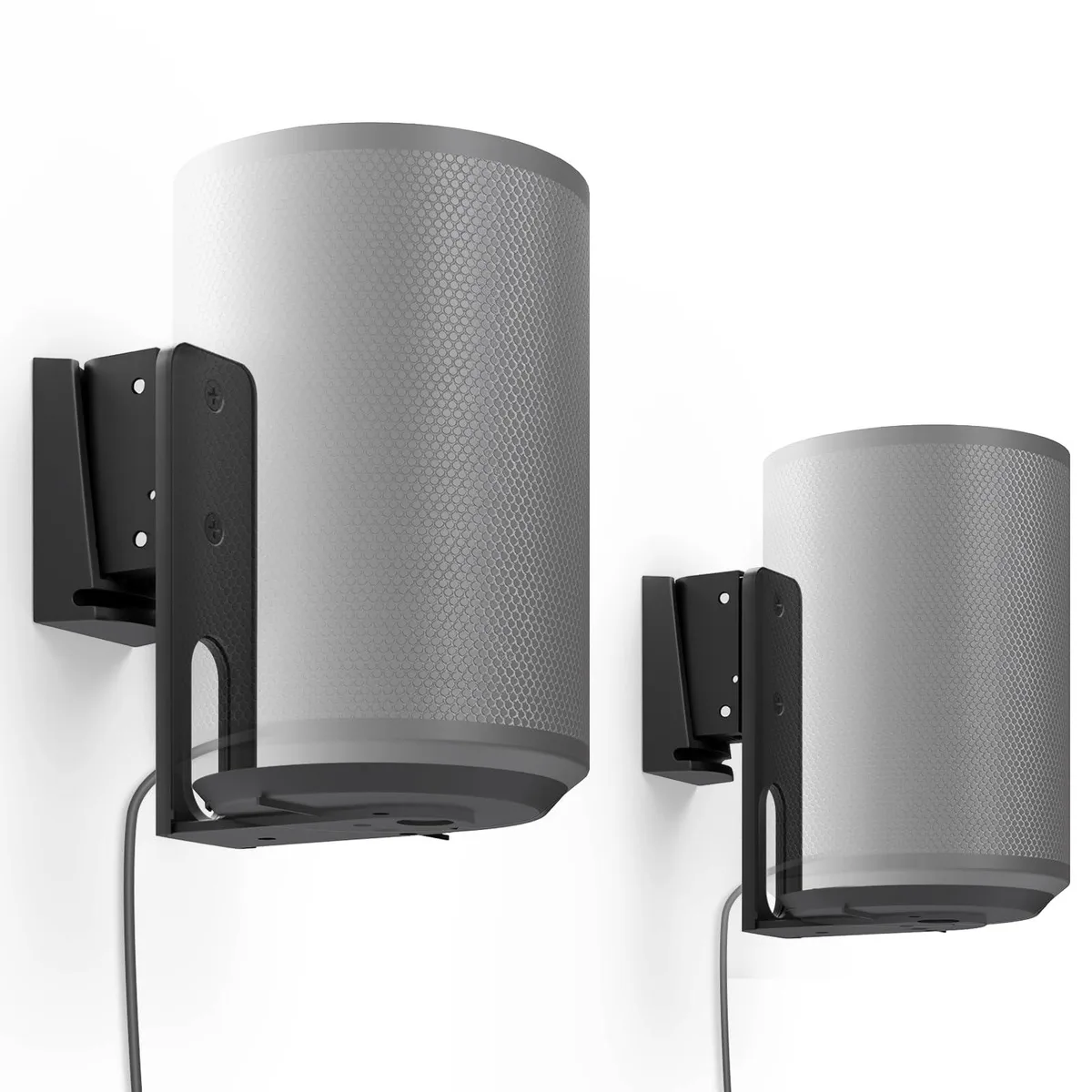 PUTORSEN PUTORSEN Speaker Wall Mount for Sonos Era 100 Tilt Swivel Bracket 2 Pack Black — product photo