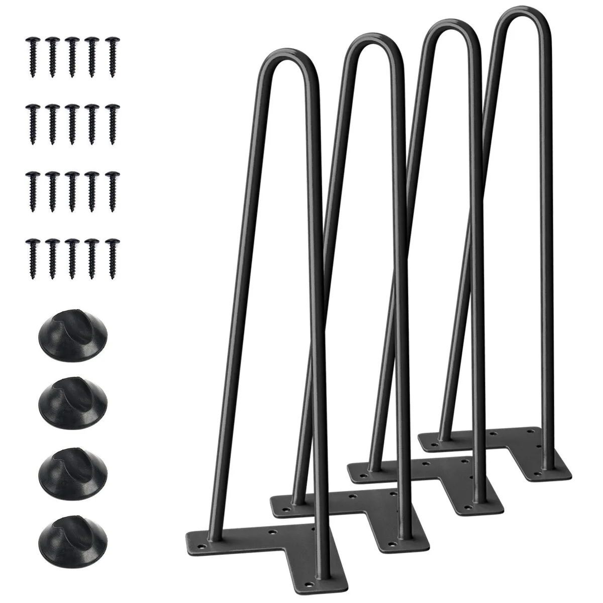 Hairpin Furniture Legs 16 inch Black Set of 4 — product photo