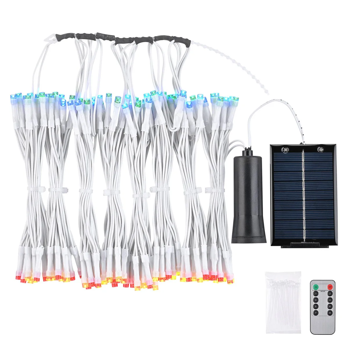 Yescom USA, Inc. Yescom USA, Inc. 07USL010-10FTS-RGBY patio umbrella 128 LED 7.5-10 ft — product photo