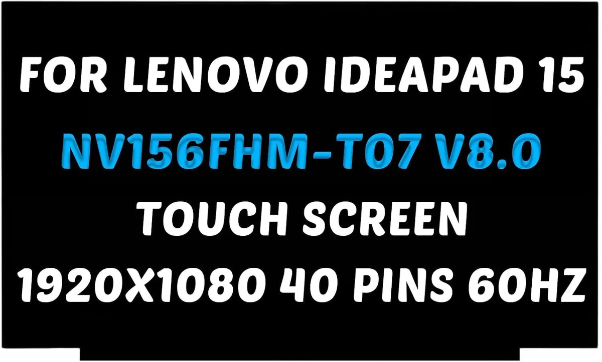 NUOLAISUN NUOLAISUN NV156FHM-T07 15.6 inch 1920x1080 60Hz 40 Pin Touch laptop screen — product photo