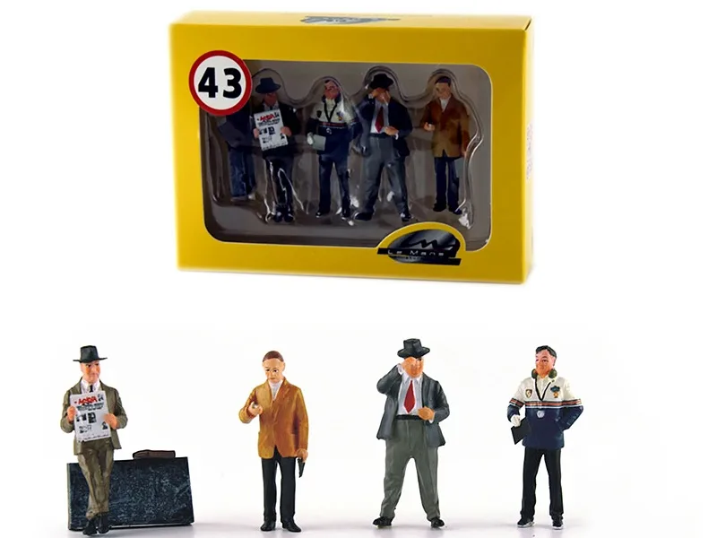 Le Mans Miniatures Le Mans Miniatures "Four Team Managers" 1/43 Scale 4-Figure Set — product photo