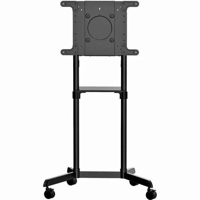 STARTECH STARTECH MBLTVSTNDEC Mobile TV Cart 37-70" 154lb Rolling Stand with Shelf — product photo