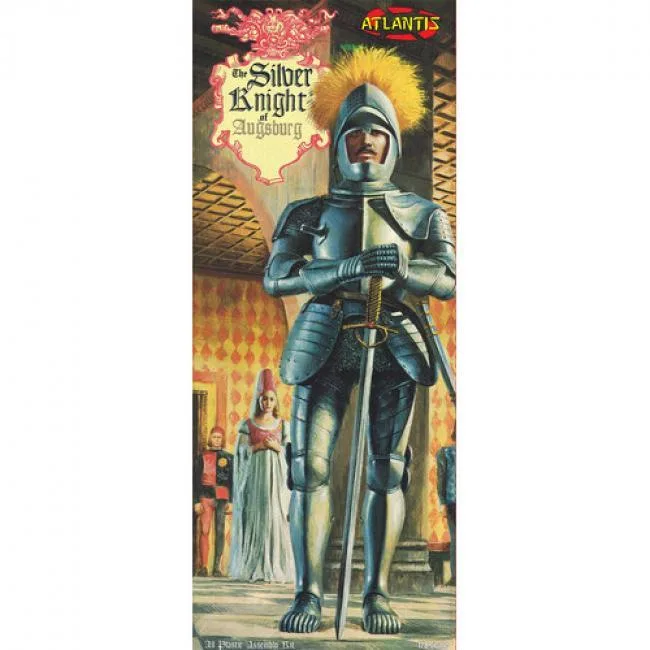 Atlantis Atlantis Silver Knight of Augsburg 1:8 Scale Model Kit 9.50 inches — product photo