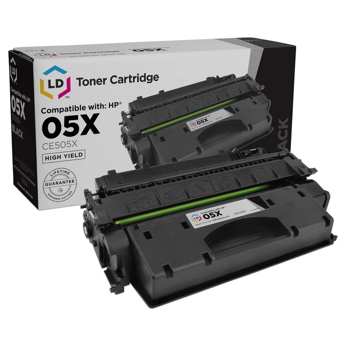LD Products LD Products CE505X High Yield Black Toner Cartridge — product photo
