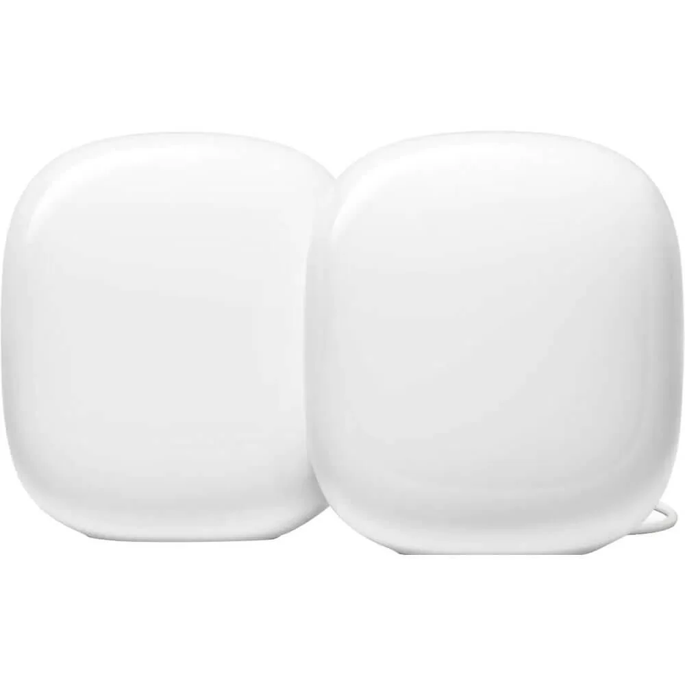Google Google Nest GA03689 Wi-Fi 6E Mesh Router 2 Pack Snow — product photo