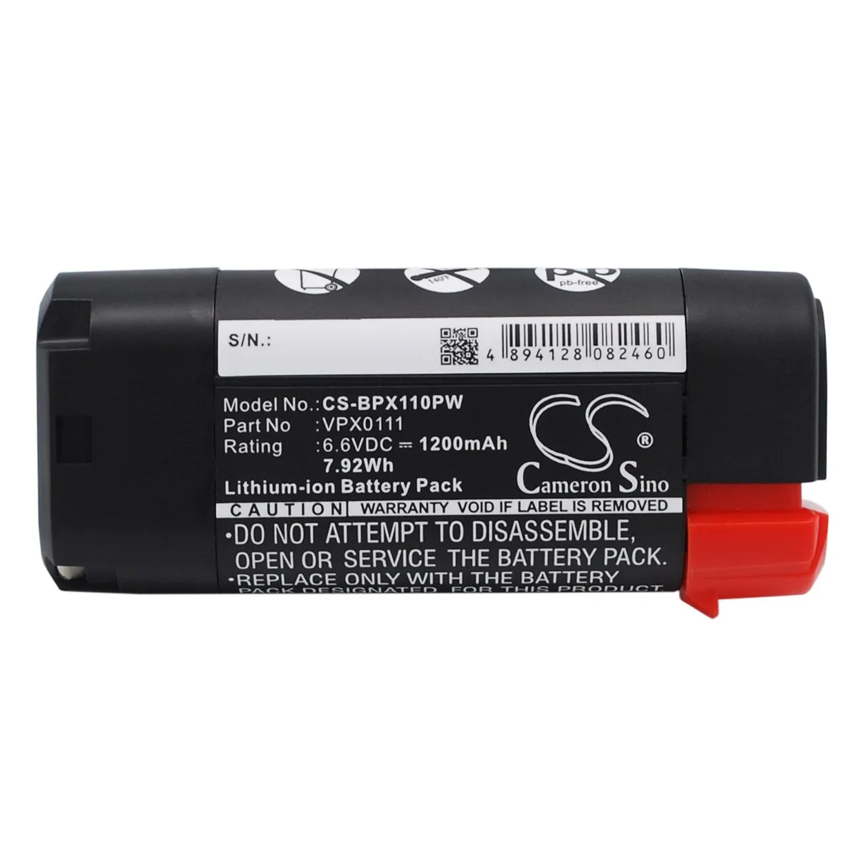 Cameron &amp; Co Cameron &amp; Co DS-CS-BPX110PW battery 1.2Ah 6.6V — product photo