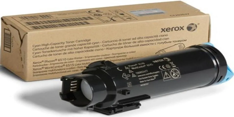 XEROX XEROX 106R03477 Cyan High Yield Toner Cartridge 2400 Pages — product photo