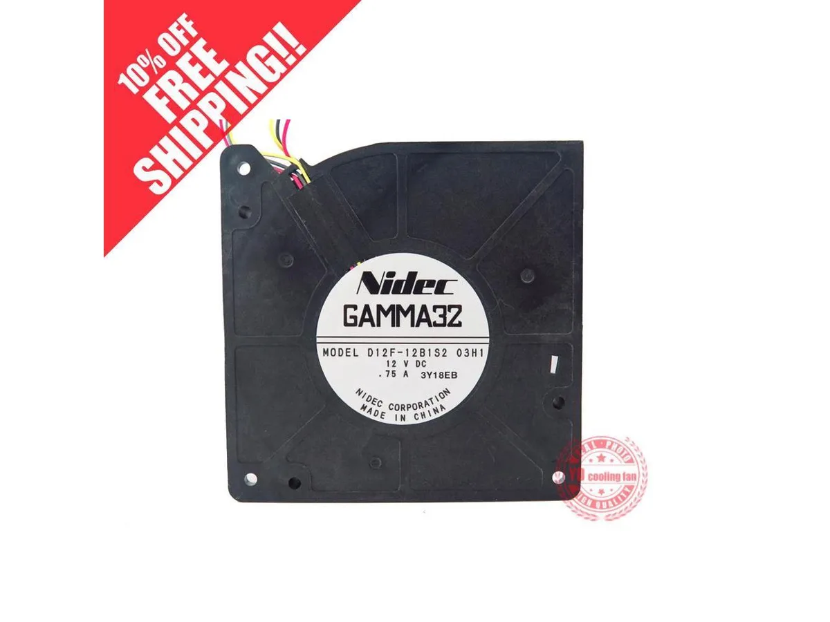 Fans Fans D12F-12B1S2 03H1 12V 0.75A 12032 3 lines Blower case fan — product photo