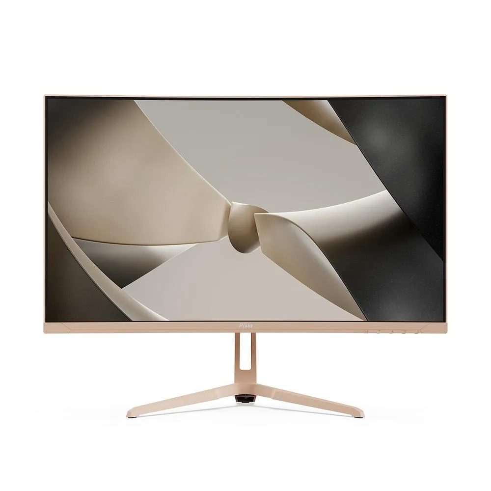 Pixio Pixio PXC248WAVE Beige 24" 200Hz 1080p 1500R VA Gaming Monitor — product photo