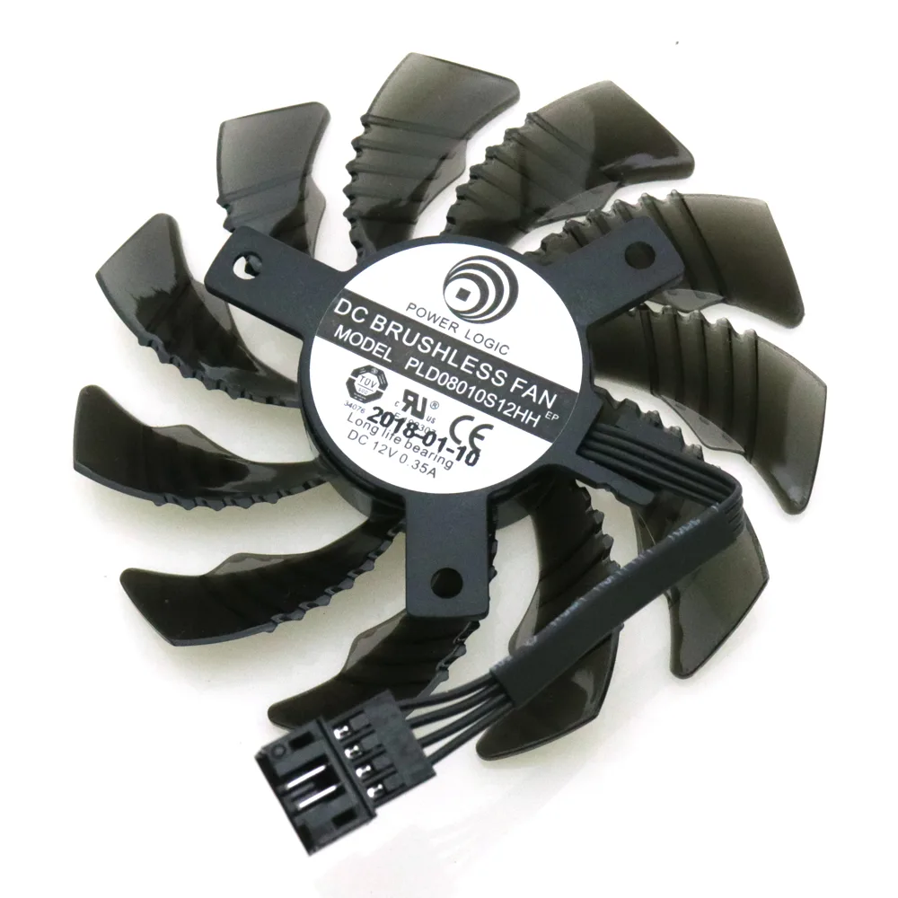 SXDOOL SXDOOL PLD08010S12HH 75mm 12V 4-pin case fan — product photo