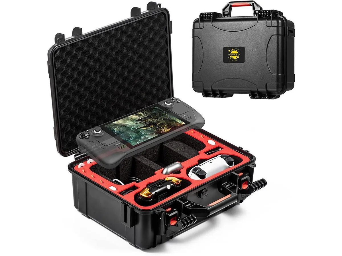 BONAEVER BONAEVER Hard Waterproof IP67 Protection Case for Steam Deck Controllers Keyboard Accessories — product photo