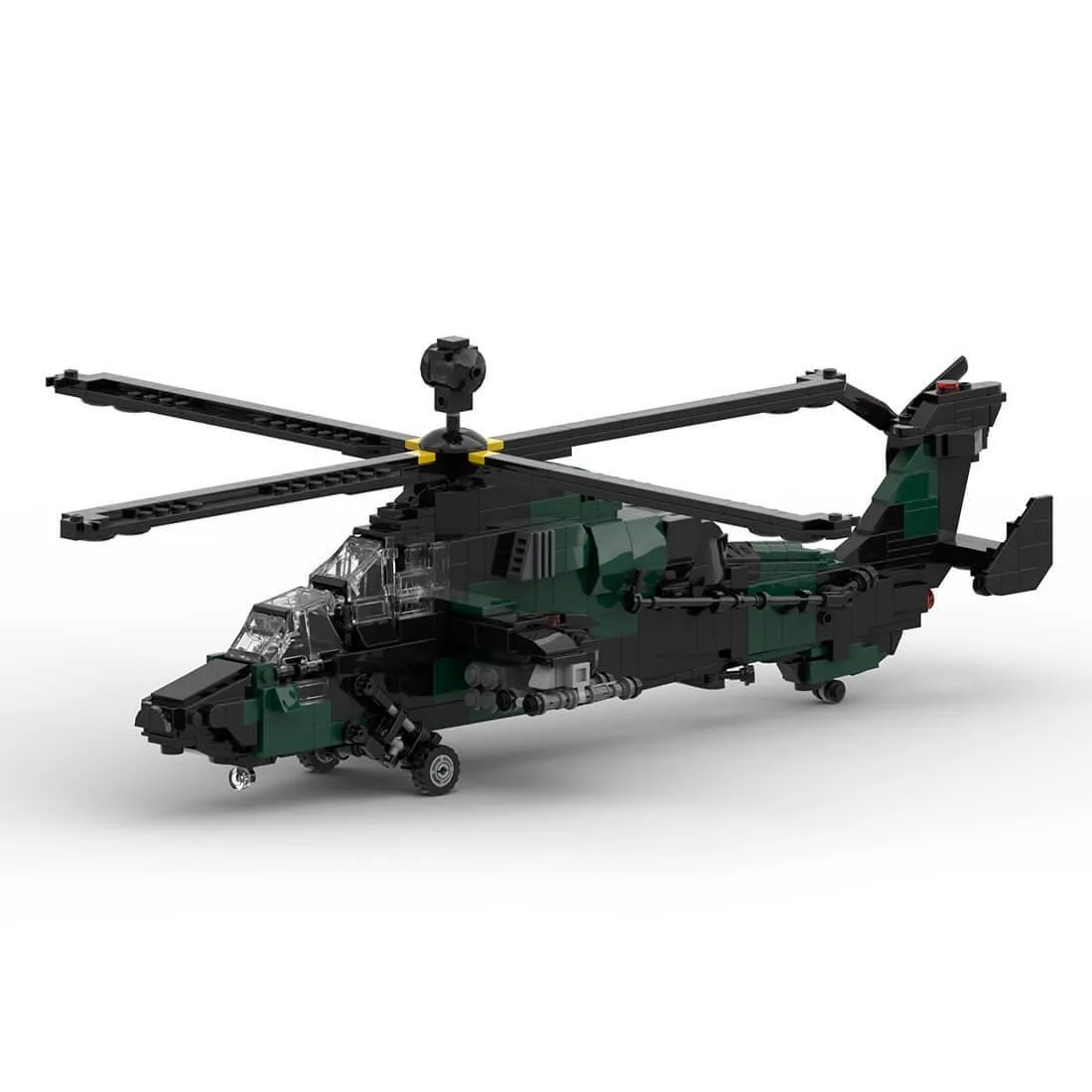 ZITIANYOUBUILD ZITIANYOUBUILD MOC-177490 EC 665 Tiger Helicopter 969 Parts — product photo