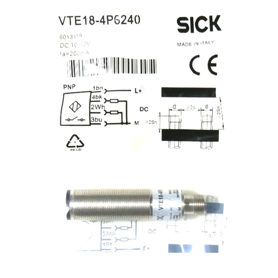 Sick Sick VTE18-4P2640 Photoelectric Proximity Sensor PNP — product photo
